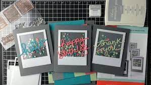 These are such creative card ideas. How To Make Shaker Cards Ink It Up With Jessica Card Making Ideas Stamping Techniques