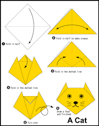 Origami Gato Origami Yaratici Cocuklar Icin Sanat