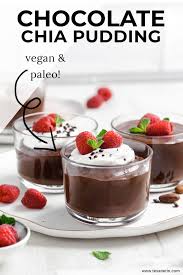 Have You Ever Tried Chia Puddings And Found Them To Be Lumpy Or A Bit Slimy Not This One This Chocolate Chi Chocolate Chia Pudding Paleo Recipes Dessert Food