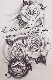 Rose Compass Tattoo Design Tattoos Compass Tattoo Design Sketch Tattoo Design