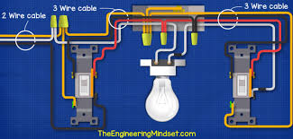 At the hot end, the incoming hot wire is connected to the common terminal. Three Way Switches Us Can The Engineering Mindset