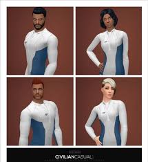 Some of the best hair styles, clothes and accessories on the cc market come from their blog. Xldsims Civilian Jacket In 2021 Sci Fi Clothing Sims 4 Sims 4 Mods