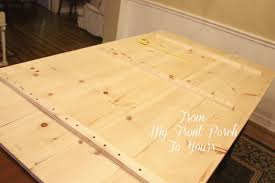Creating boards and player mats. From My Front Porch To Yours Diy Wood Plank Table Top Reveal