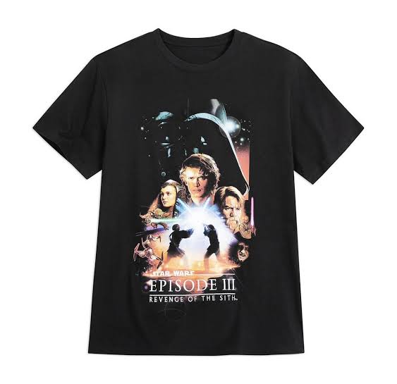 🔥Disney Parks - STAR WARS - Episode III - REVENGE OF THE SITH - T-Shirt -  L💥