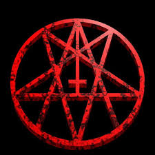 Inverted Red Pentagram With Upside Down Cross By Satan666space On Deviantart The inverted and/or upside down cross is a christian symbol, not a satanic symbol. inverted red pentagram with upside down