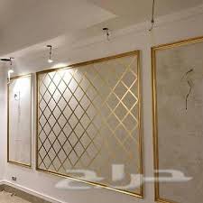 جبس مغربي ورق ذهب ومرايه