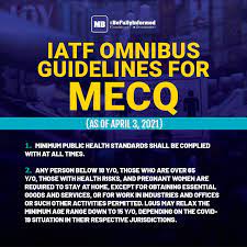 Once the iatf rules that your region/city/municipality shall be under mecq, the lgus are required to follow suit. Manila Bulletin News On Twitter Read As The Ncr Bubble Area Shifts To The Modified Enhanced Community Quarantine Mecq Here Are The Basic Protocols Based On The Iatf Omnibus Guidelines For Mecq
