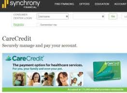 Login My Synchrony Carecredit Account Online Online Accounting Accounting Online