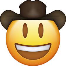 Emoji Icon Cowboy Emoji Png 640 640 Pixels Emoji Painting Emoji Emoji Faces