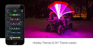 Xkglow Xkchrome Ios Android App Bluetooth Smartphone Control 2x Led Whip Light For Atv Utv 4x4 Offroad Campatible With Android Iphone Ipad And Ipod Touch