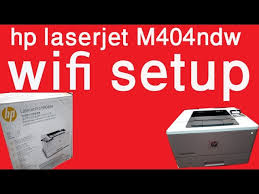 Install printer software and drivers. How To Hp Laserjet Pro M404ndw Wireless Network Setup Youtube