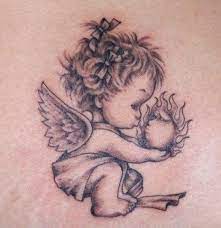 A Little Bit Cute Baby Tattoos Baby Dragon Tattoos Baby Angel Tattoo
