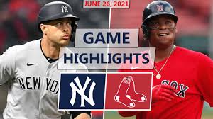 Maybe you would like to learn more about one of these? New York Yankees Vs Boston Red Sox Highlights June 26 2021 Montgomery Vs Eovaldi Youtube