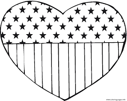 There's something for everyone from beginners to the advanced. Flag Usa In Heart Shape America Coloring Pages Printable