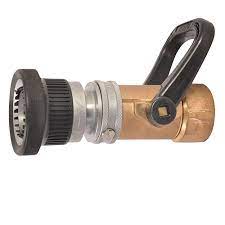 Sizes up to 2 1/2. 1 Industrial Turbojet Brass Fire Hose Nozzle