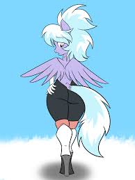 Cloudchaser in Rouge's Attire, From Behind — Weasyl
