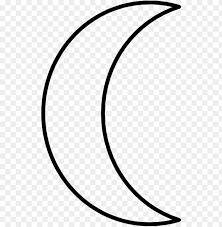 Half of the moon is always in sunlight, as seen on the left. Crescent Moon Clip Art At Clker Sketch Of Half Moo Png Image With Transparent Background Toppng