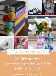 Voir plus d'idées sur le thème bricolage paques primaire tablier blanc personnalisé avec des empreintes de mains en peinture de couleurs différentes, idéal comme cadeau pour la fête des pères, cadeau. 20 Bricolages De Fete Des Meres Pour Tous Les Ages La Cour Des Petits Bricolage De Fete Bricolage Fete Des Meres Cadeau Fete Des Meres Bricolage