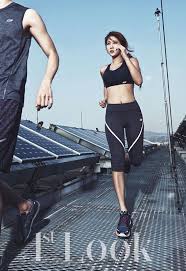 Sistar S Soyu Shows Off Her Healthy Toned Figure In Fitness Pictorial For 1st Look Fitness Photoshoot Athletic Body Sistar Soyu