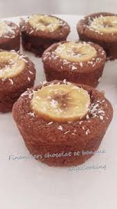 Financiers Chocolat Et Banane Gigicooking Financier Chocolat Alimentation Gateaux Et Desserts