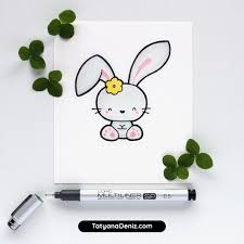 May 13, 2021 looking for super cute easter coloring pages? How To Draw Cute Easter Bunny Guided Drawing Video Tutorial