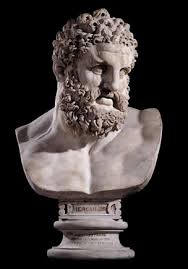 2 Marble Bust Of Herakles Greek Hercules Roman 3d Model By Thomas Flynn Nebulousflynn Sketchfab Roman Sculpture Bust Sculpture Roman Busts