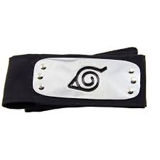 Amazon Com Naruto Hi No Ishi Symbol Konoha Ninja Headband Black Clothing Ninja Headband Black Hair Accessories Black Headband