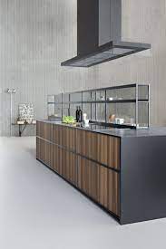 Fitted Kitchen With Island Without Handles Xp 02 By Zampieri Cucine Kitchen Fittings Minimalist Kitchen Design Fitted Kitchen Designs