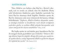Kuran'ı kerim'i bizlere lütfun ve kereminle dünyada arkadaş, kabirde yoldaş, kıyamet gününde şefaatçi, sırat üzerinde nur. Hatim Duasi