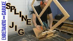 Table Saw Spline Miter Jig With Images Table Saw Best Circular Saw Woodworking