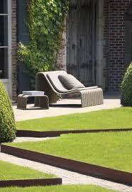 Amenagement Jardin Paysager Chaise Longue Design Table Appoint Moderne Landschaftsgestaltung Gartengestaltung Gartensitzplatz