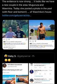 Garbine muguruza is spending this complicated time affected by the coronavirus pandemic at lake geneva. New Tennis Couple Muguruza And Wawrinka Tennis