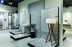 7 Inspiring Ceramic Tile Floors Dova Home Showroom Interior Design Showroom Design Interior Design Awards