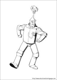 Wizard Of Oz Coloring Pages Free For Kids Wizard Of Oz Color Wizard Of Oz Tin Man
