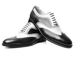 Black And White Wingtip Shoes Handmade Luxery Men Shoes Good Year Welted Tuxido Black Brogue White Shoes Thumb200 Formal Shoes Casual Dress Shoes Leather Oxford Shoes