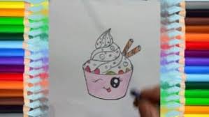Step 1 draw a circular outline for the muffin top. How To Draw A Cute Cupcake Step By Step