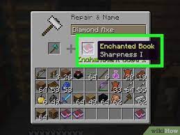Golden weapons can get sharpness v through enchanting. How To Get The Best Enchantment In Minecraft With Pictures