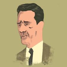 Revisiting MADMEN for the umpteenth time while I work. Here's a Don I did  back during the original run. — “Just think about it, deeply, and then  forget it. An idea will...