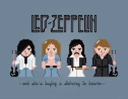 Jugar al juego vestir a. Led Zeppelin Cross Stitch Pattern