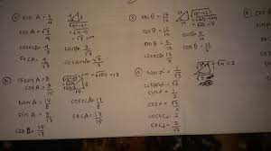 A.sin a = 3/4 b.15×cot = 8 c.sec = 13/12 d.tan alpa = 1/akar 3 e.sin alpa = 1/akar 2 f.cos beta = akar 3/2 Untuk Setiap Nilai Perbandingan Trigonometri Yang Diberikan Di Bawah Ini Dengan Setiap Sudut Brainly Co Id