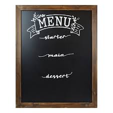 From framed chalkboards to decorative chalkboards, find the one that suits your style. Sheffield Home Menu Chalkboard Wedding Table Decor Chalkboard Wedding Chalkboard Menu Rustic Chic Wedding