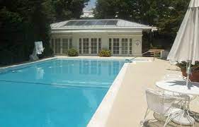 Kennedy liked to take a dip in the white house pool. Revamping The Pool Deck At The White House Concrete Decor White House Tour Pool Houses Pool