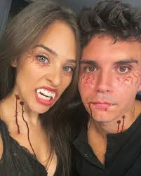 Dom thought we were just vampires but we were actually Stefan and Elena  from Vampire Diaries 👻🦇