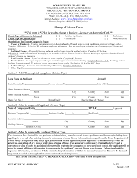 How to get a texas driver's license: Http Texasagriculture Gov Portals 0 Forms Pest Structural Applicator Change 20of 20license 20form Pdf