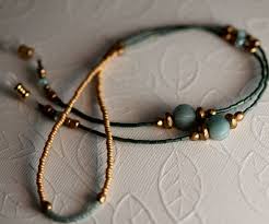 Adventurine Eyeglass Chain Eyeglass Necklace Eyewear By Maetri Eyeglass Chain Eyeglass Necklace Eyeglass Lanyards