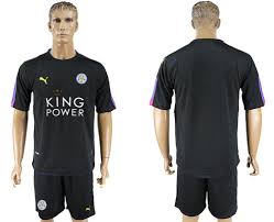 Nwt leicester city 2017/18 l third puma football shirt soccer jersey lcfc top. 2017 18 Leicester City Black Goalkeeper Soccer Jersey