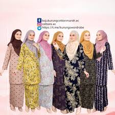 El 01 size available : Baju Kurung Cotton Murah Home Facebook