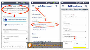 5 perkara yang anda perlu buat dengan jobstreet assalamualaikum, jobstreet memang antara platform cari tempat kerja yang utama di malaysia. Tutorial Daftar Dan Melamar Kerja Online Jobstreet
