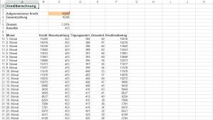 Zinsen und tilgung sind separat zu zahlen) wahlweise tilgungsrate, tilgungsdauer, restschuld oder. Kreditberechnung Mit Excel Download Kostenlos Chip
