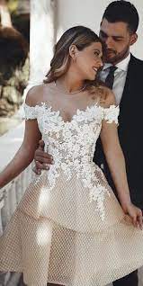 27 Amazing Short Wedding Dresses For Brides Short Lace Wedding Dress Petite Wedding Dress Short Wedding Dress
